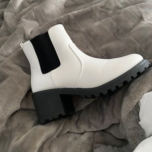 White boots!!